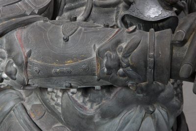 图片[3]-Bronze Wei Tuo Statue-China Archive